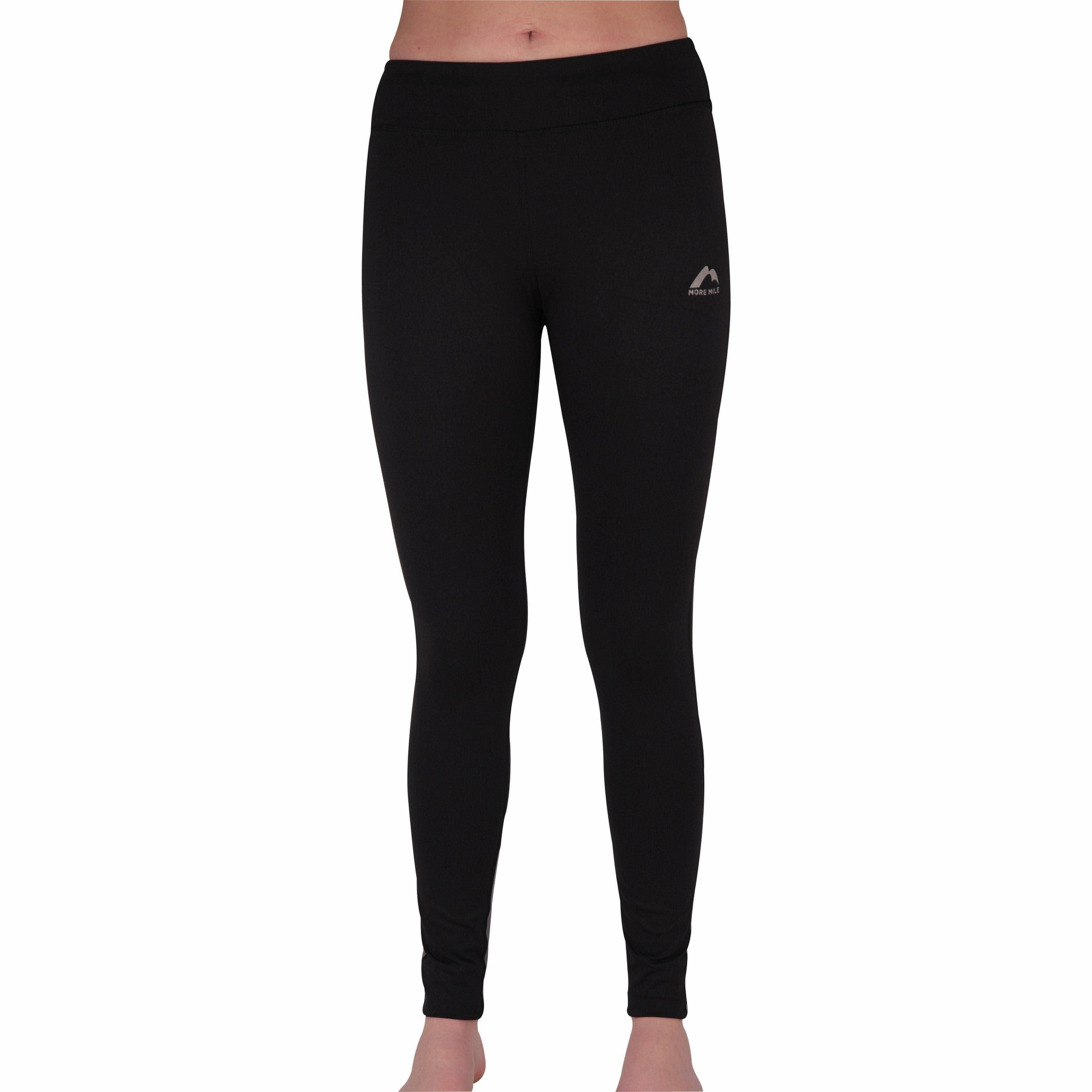 Petite Size Daily Routine Mountain Hike Ultra Light More Mile Power Womens Long Running Tights - Black