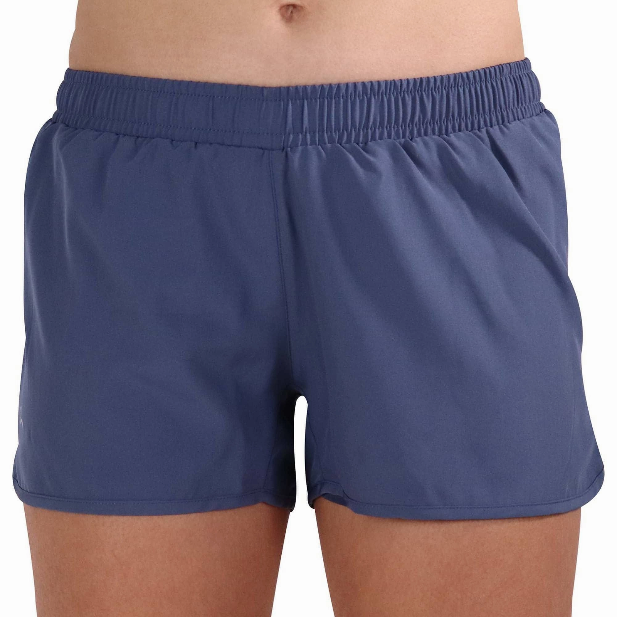 More Mile Racer Split Womens Running Shorts - Blue Playful Style