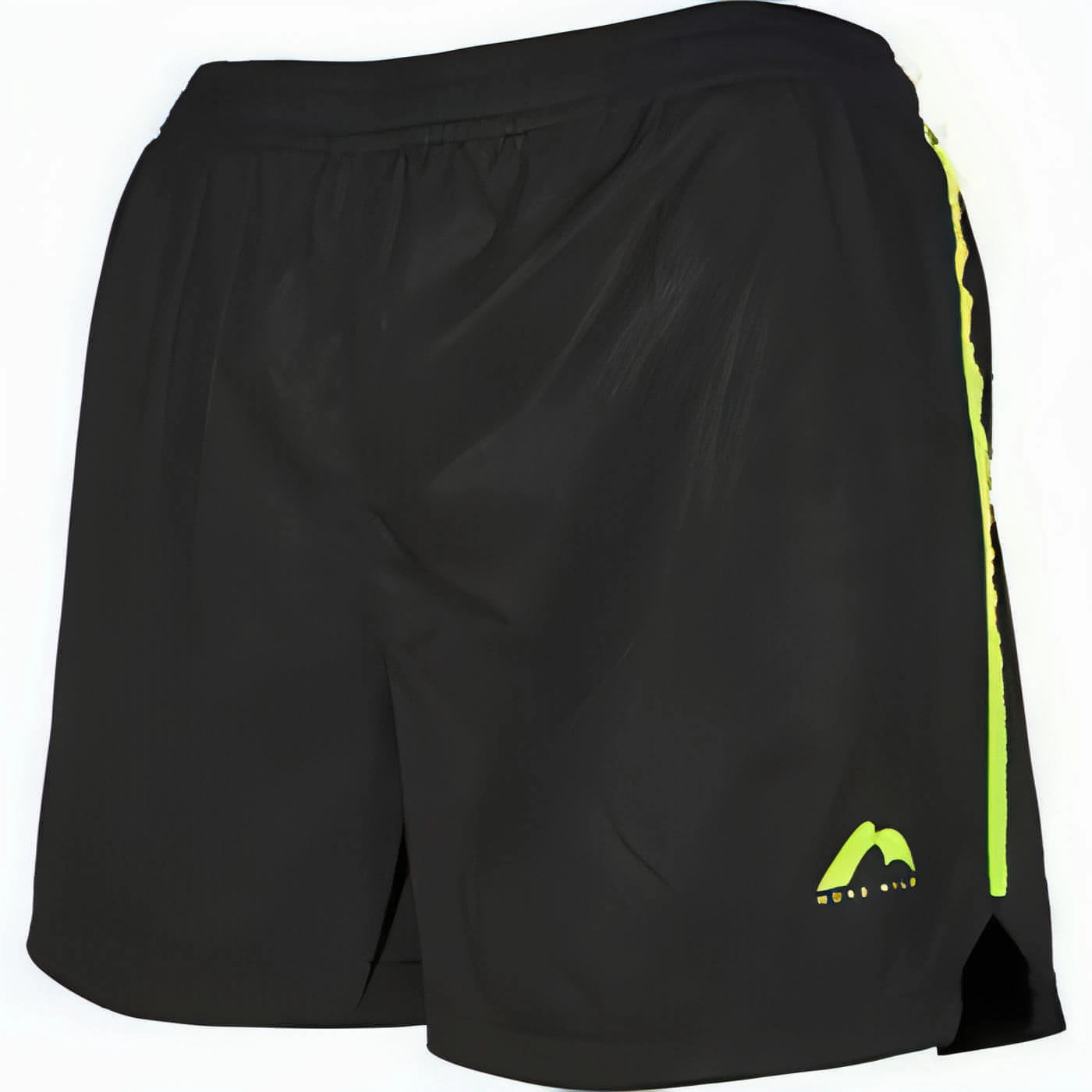 media industry Everyday Layer More Mile Square-Cut Womens Running Shorts - Black