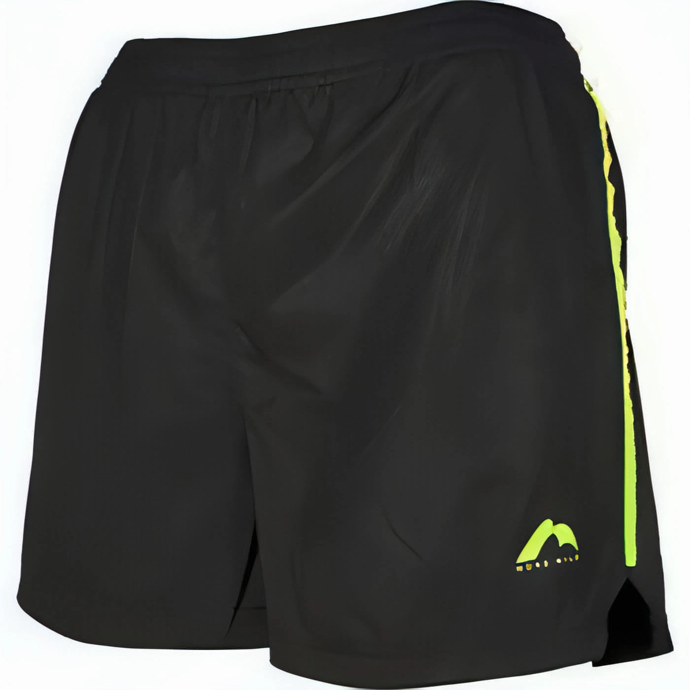 Soft Material More Mile Square-Cut Womens Running Shorts - Black