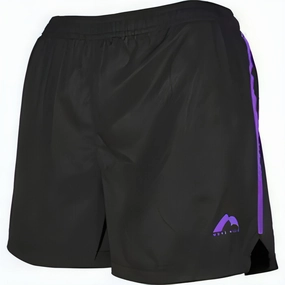 Adjustable Fit More Mile Square-Cut Womens Running Shorts - Black