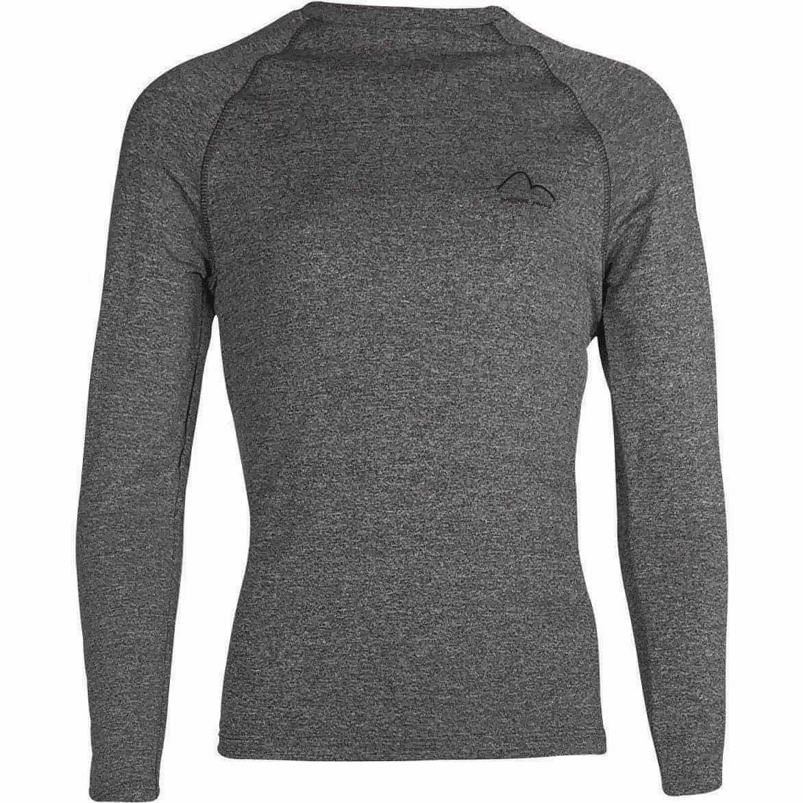 UVProtective Fabric More Mile Train To Run Boys Long Sleeve Running Top - Grey