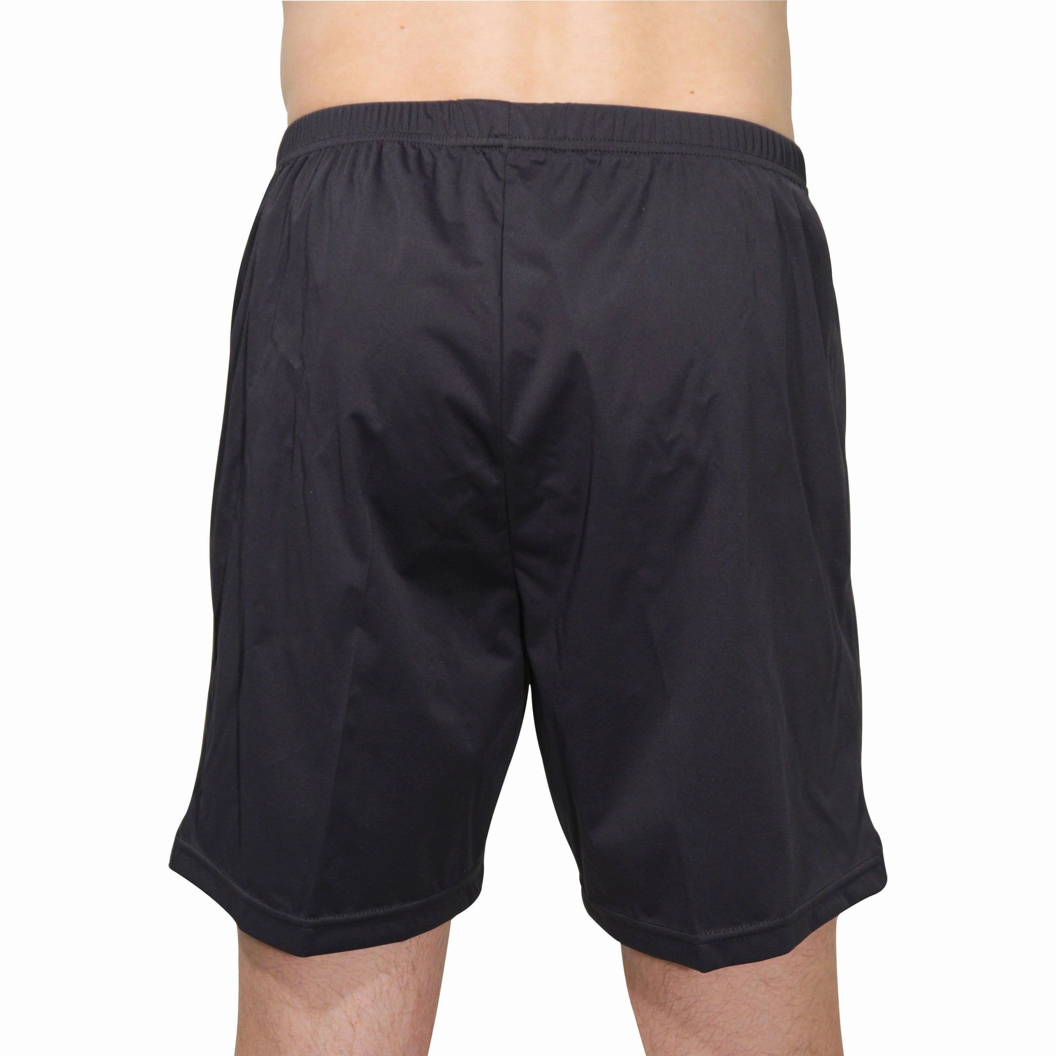 Flexible Waist More Mile Weather Proof Mens Running Shorts - Black
