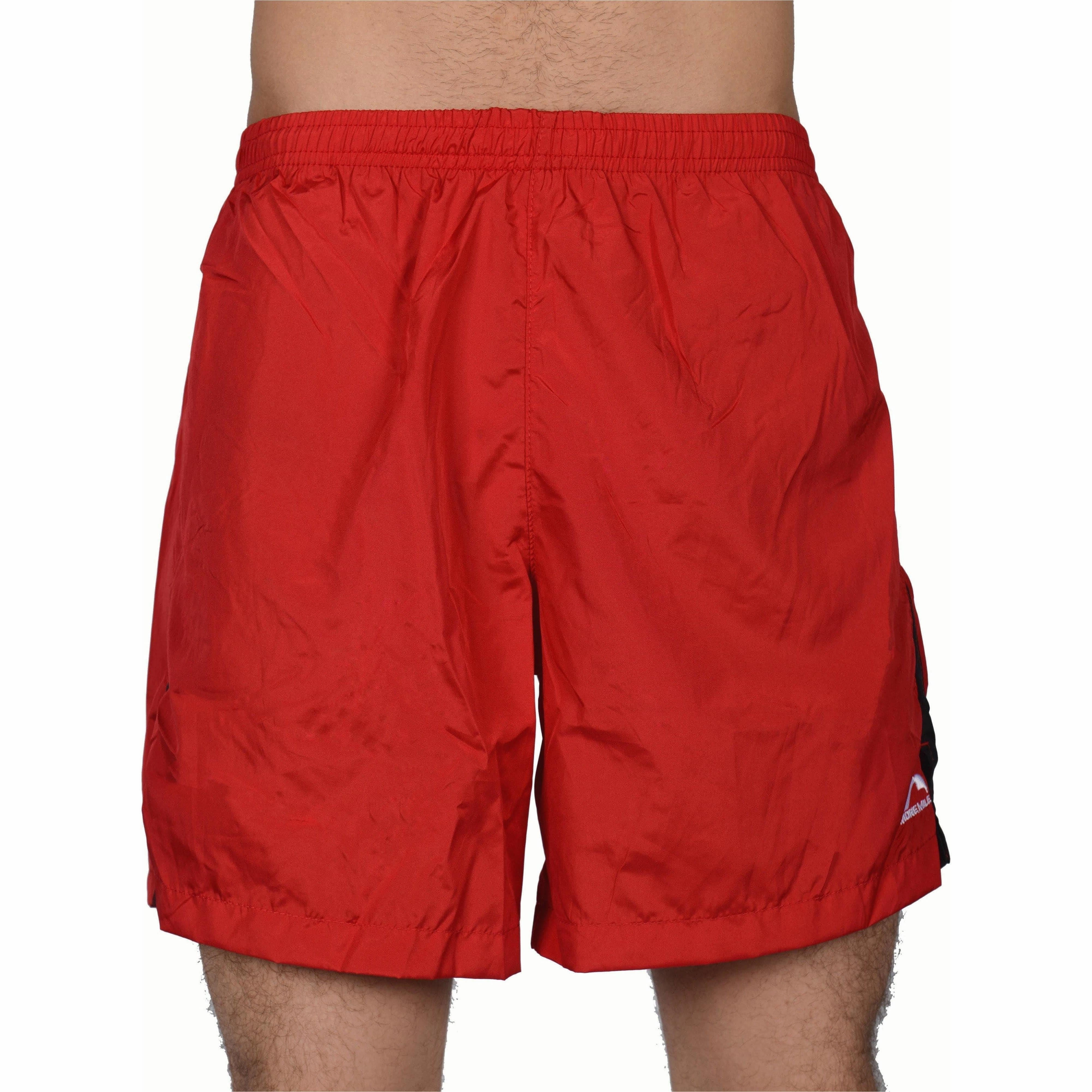 Comfy Shape More Mile Zorbo 7 Inch Baggy Mens Running Shorts - Red