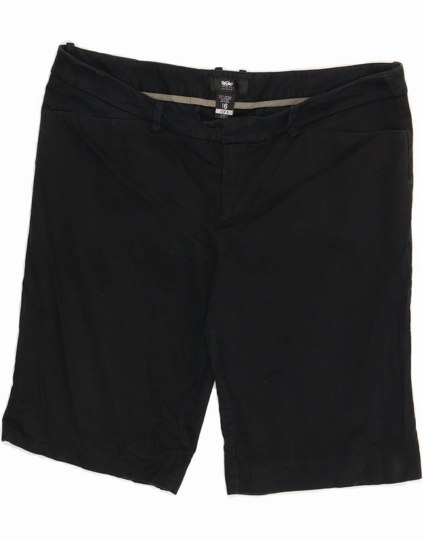 new semester MOSSIMO Mens Casual Shorts US 16 2XL W38 Black Cotton
