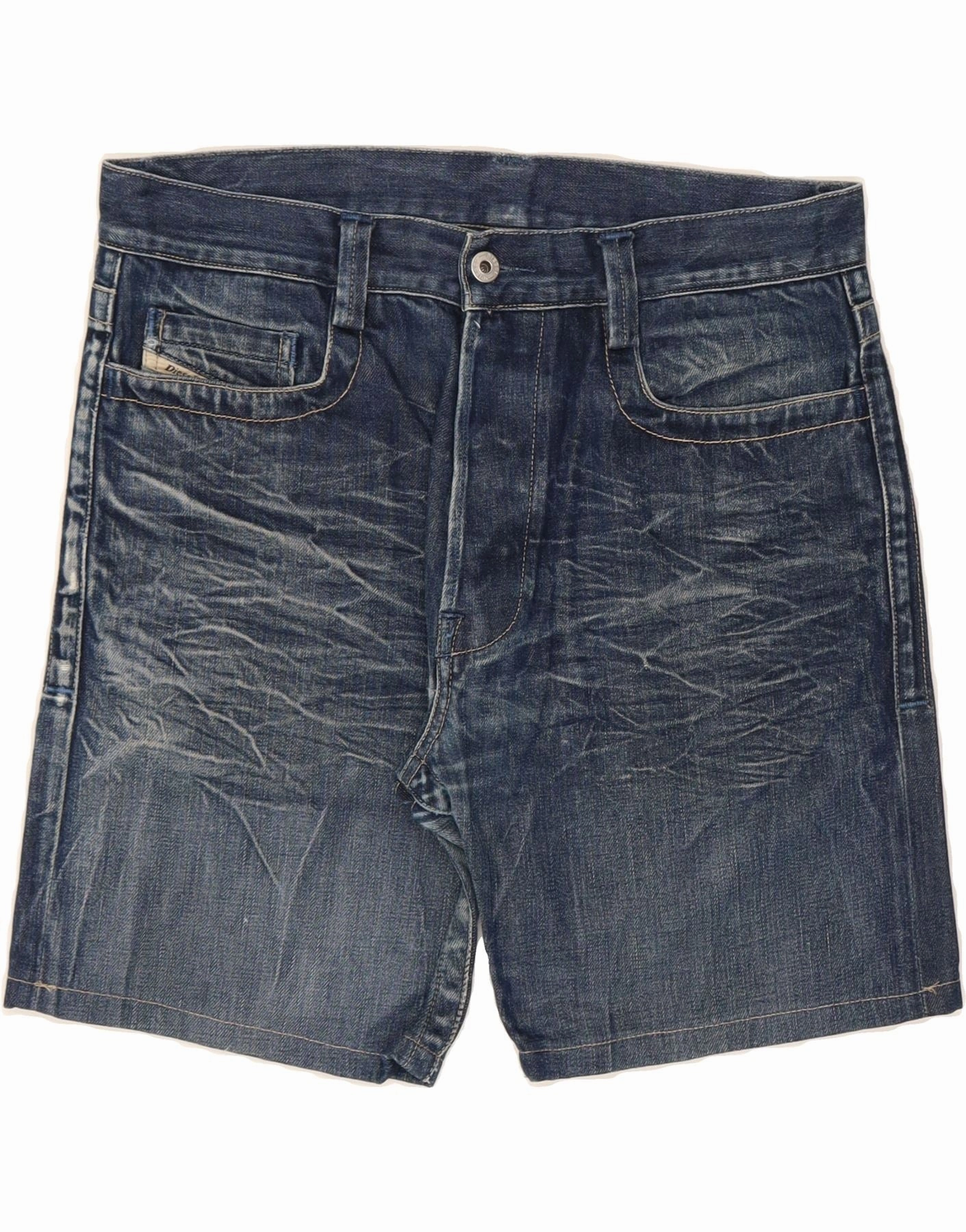 Performance Ready DIESEL Mens Denim Shorts W31 Medium Blue Cotton