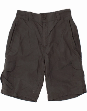 MOUNTAIN WAREHOUSE Mens Cargo Shorts W30 Medium  Black Nylon Cross Ventilation Channels Tagless Design