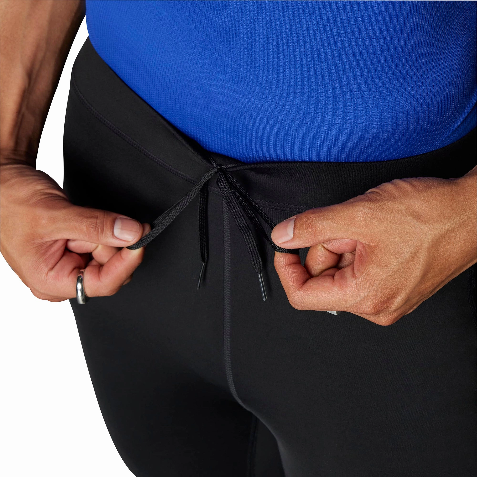 adidas Run It Mens Long Running Tights - Black High Elasticity