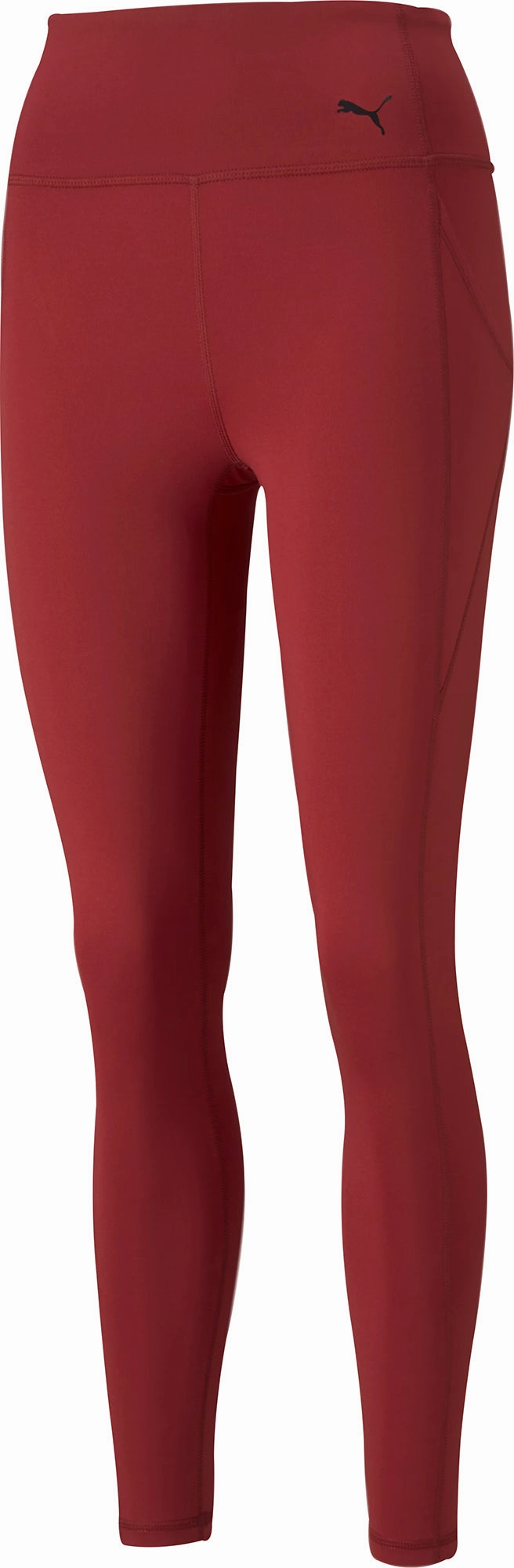 Puma Favourite Forever High Waist Womens 7/8 Training Tights - Red Flexible Comfort Squat Proof Dance Practice