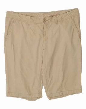 Easy Fit Wear EDDIE BAUER Mens Chino Shorts US 14 XL W38  Beige Cotton