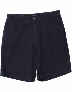 DOCKERS Mens Chino Shorts W38 XL Navy Blue Cotton UV resistant Durable Stitching