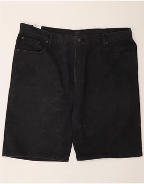Athletic Vibe LEVI'S Mens 569 Denim Shorts W44 2XL Black Cotton