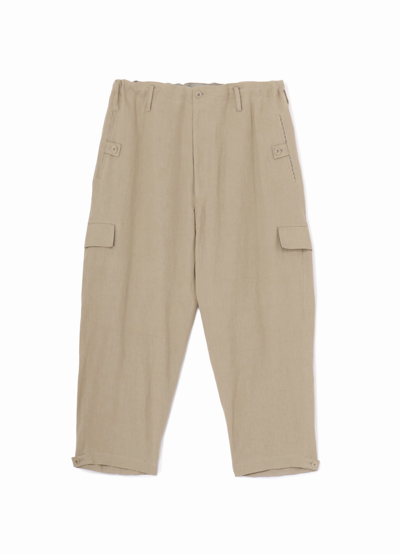 Urban Fit Stain Resistant COTTON LINEN VIYELLA WIDE PANTS WITH TAB