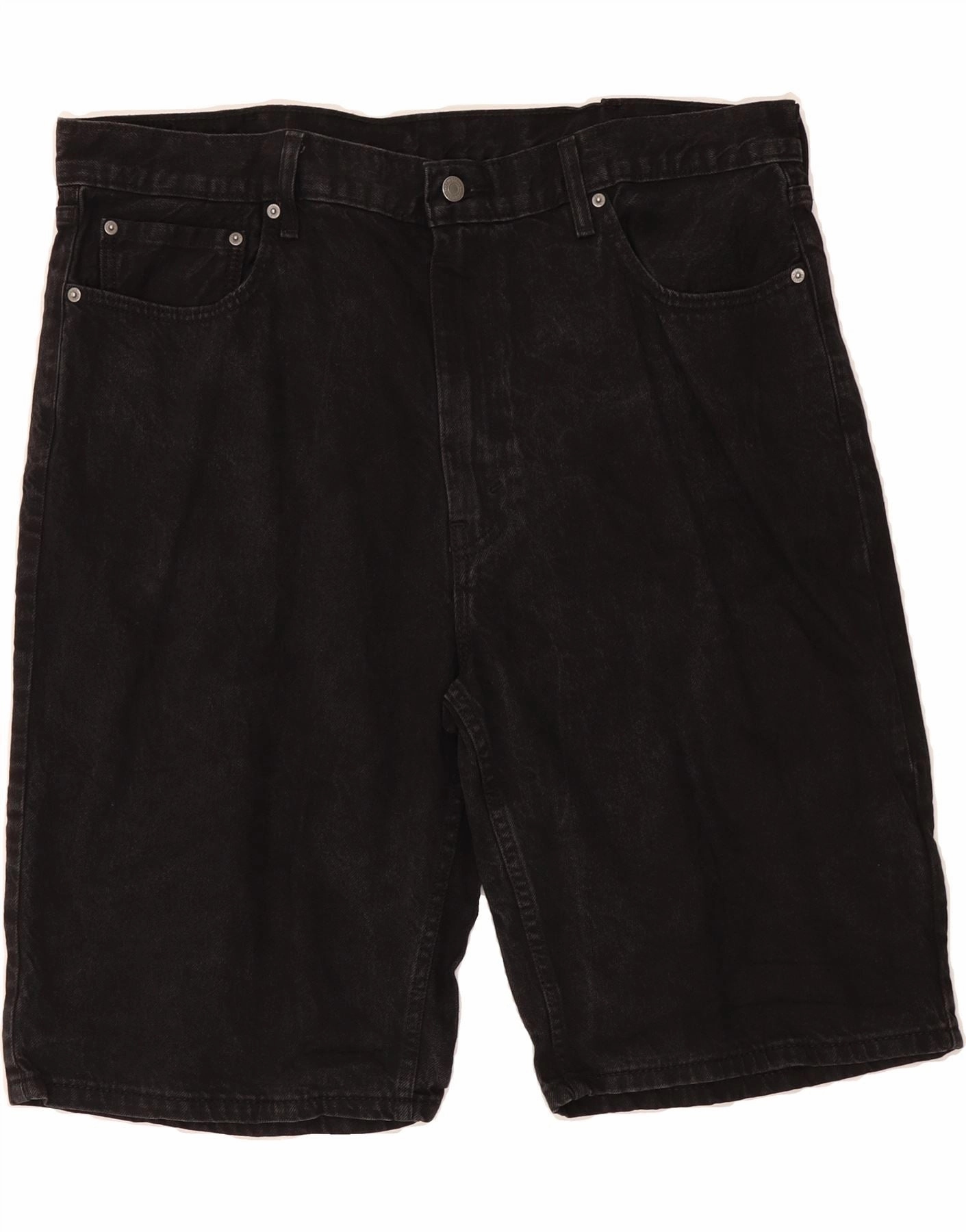 Tactical Storage Solutions Outdoor Activity LEVI'S Mens 469 Denim Shorts W40 XL Black Cotton