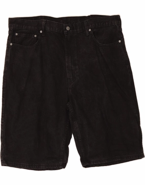 Tactical Storage Solutions Outdoor Activity LEVI'S Mens 469 Denim Shorts W40 XL Black Cotton