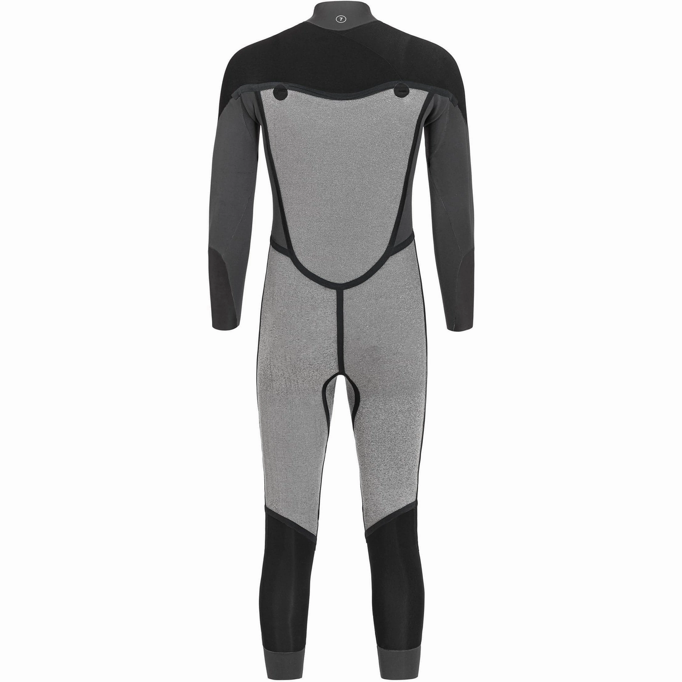 Orca Tango 4.3mm Mens Surf Wetsuit - Black Dynamic Range Motion ChestZipEntry