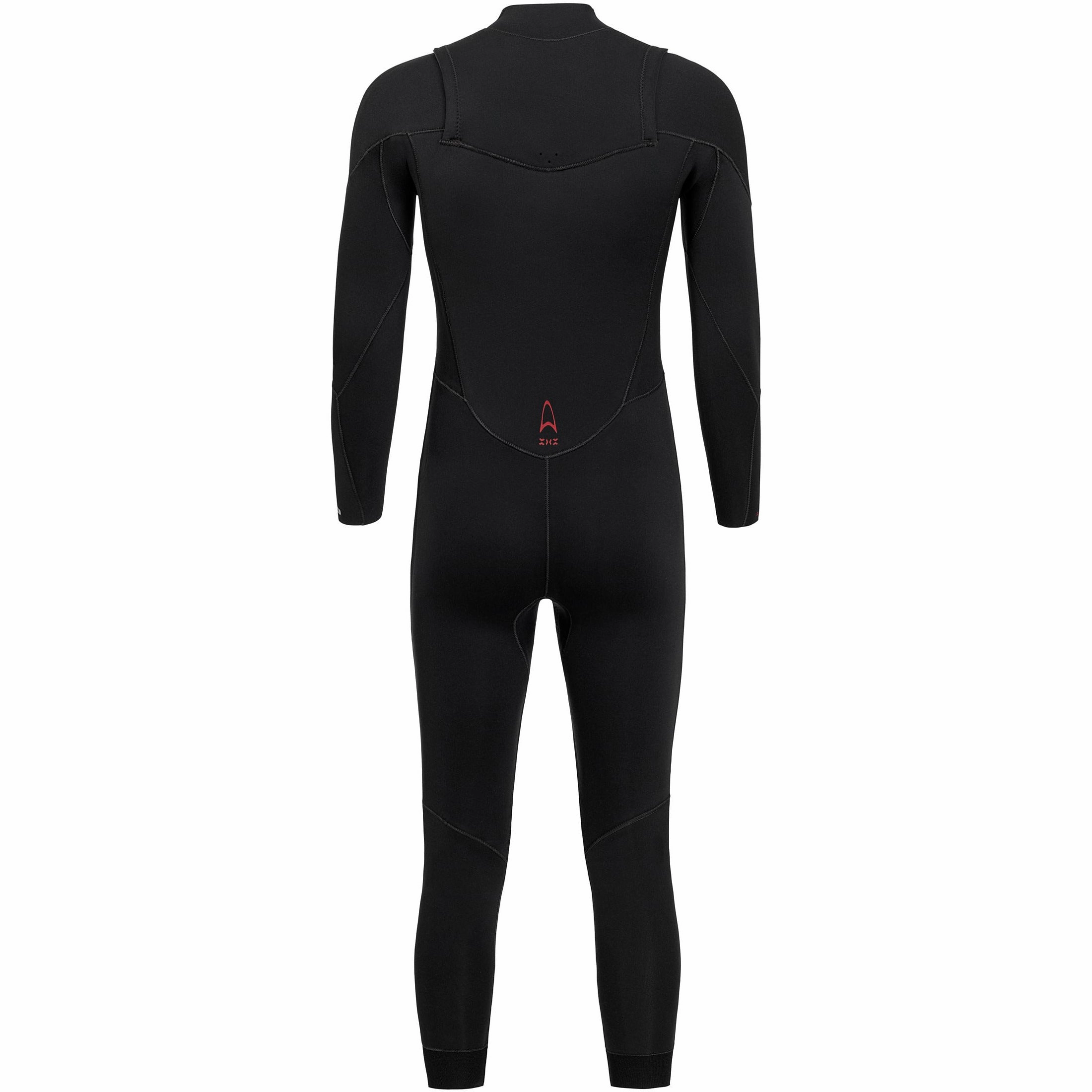 Orca Tango 4.3mm Mens Surf Wetsuit - Black TemperatureRegulating Lining
