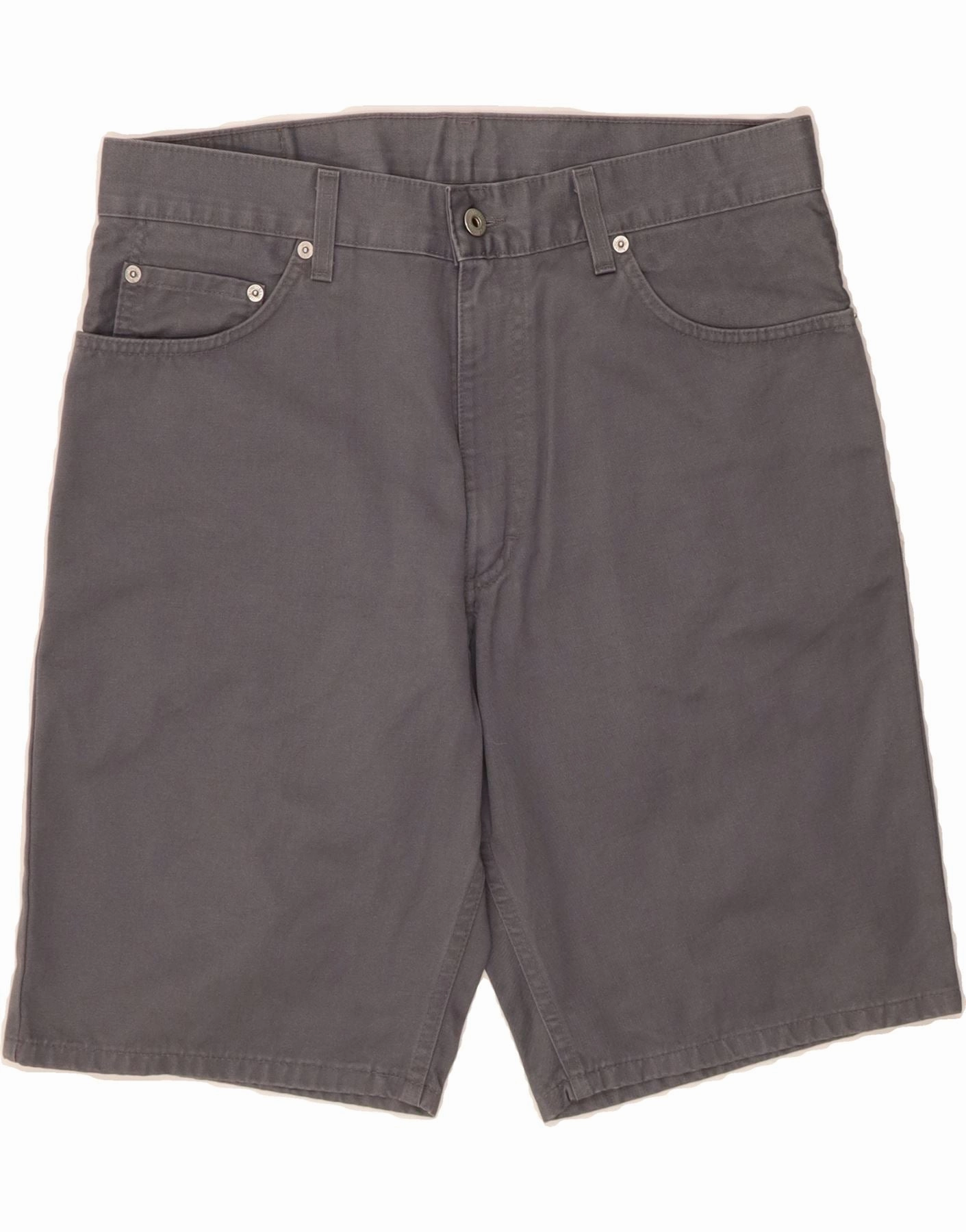 Relaxed Waistband No Pinch MUSTANG Mens Casual Shorts W35 Large  Grey Cotton