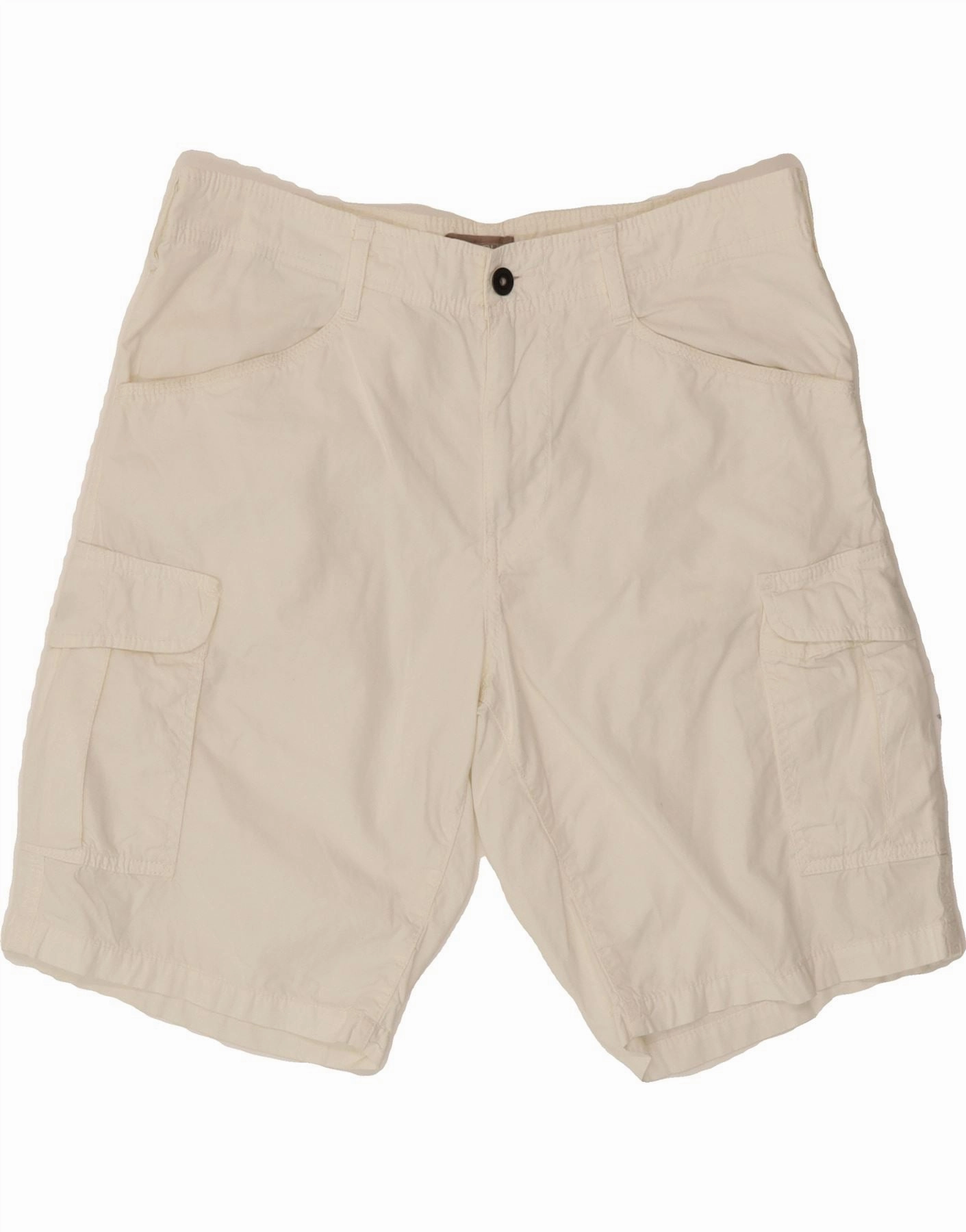ethical fashion Beach Vacation NAPAPIJRI Mens Cargo Shorts W33 Medium  White Cotton