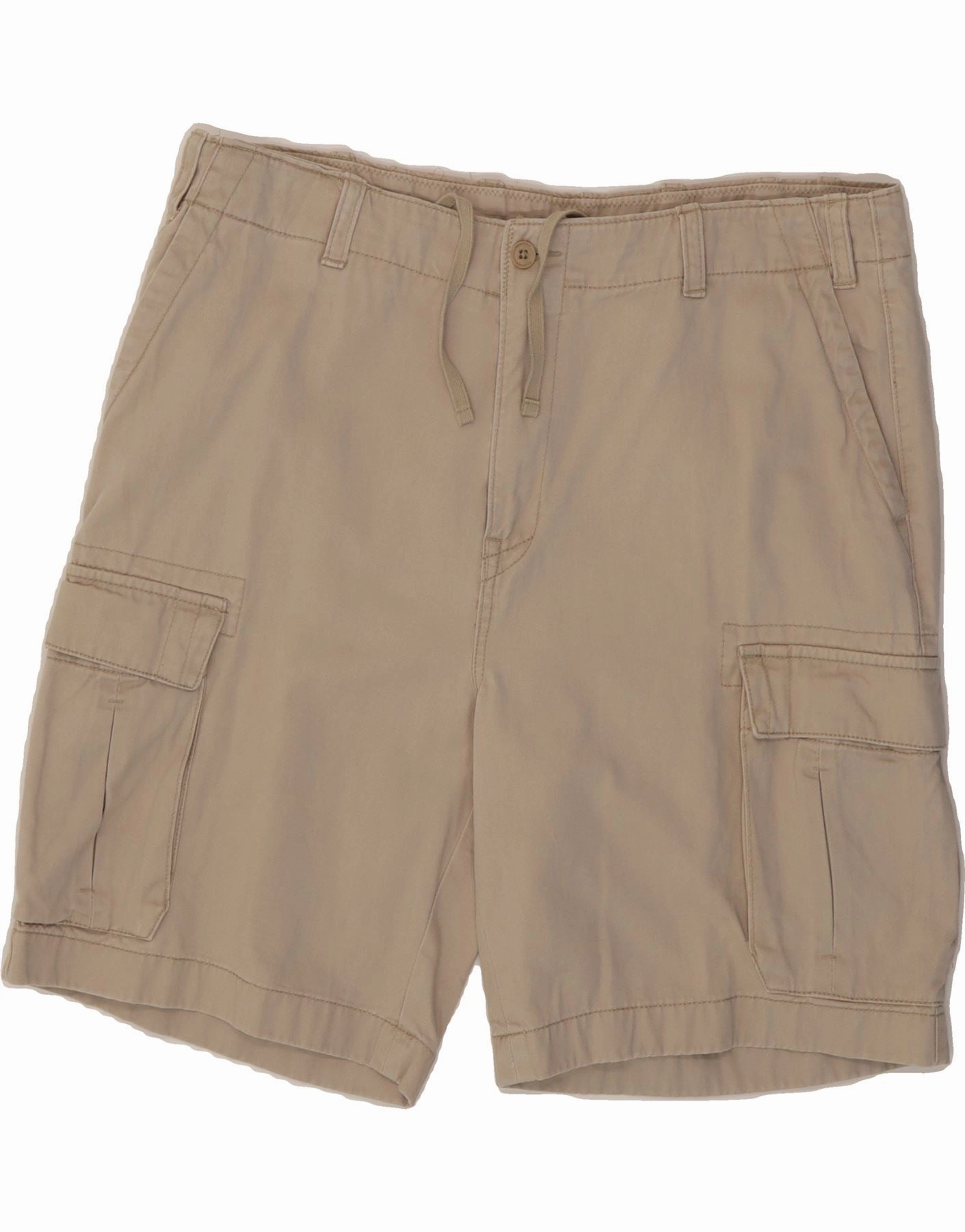 Classic Vibe NAUTICA Mens Cargo Shorts W38 XL Beige Cotton