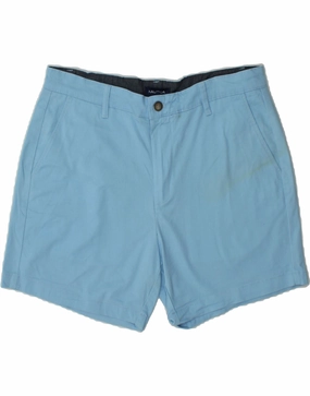 Fit Tech Dance wear NAUTICA Mens Chino Shorts W34 Large Blue Cotton