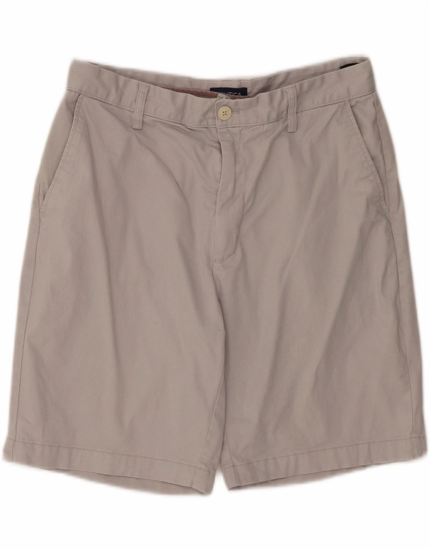 desert style NAUTICA Mens Classic Fit Chino Shorts W33 Medium Grey