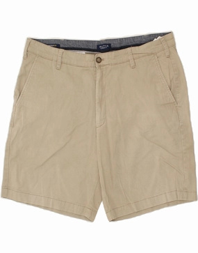 NAUTICA Mens Classic Fit Chino Shorts W36 Large Beige Cotton water sports use Performance Design