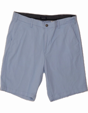 Wide-leg cut NAUTICA Mens Classic Fit Chino Shorts W36 Large Blue