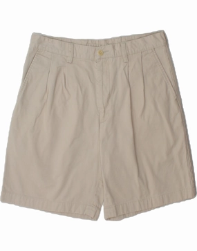 NAUTICA Mens Rigger Classic Fit Chino Shorts W33 Medium Beige Cotton Quick Movement Fit