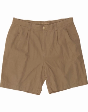 NAUTICA Mens Rigger Classic Fit Pegged Casual Shorts W38 XL Beige Cotton Mood Casual Breathable Comfort