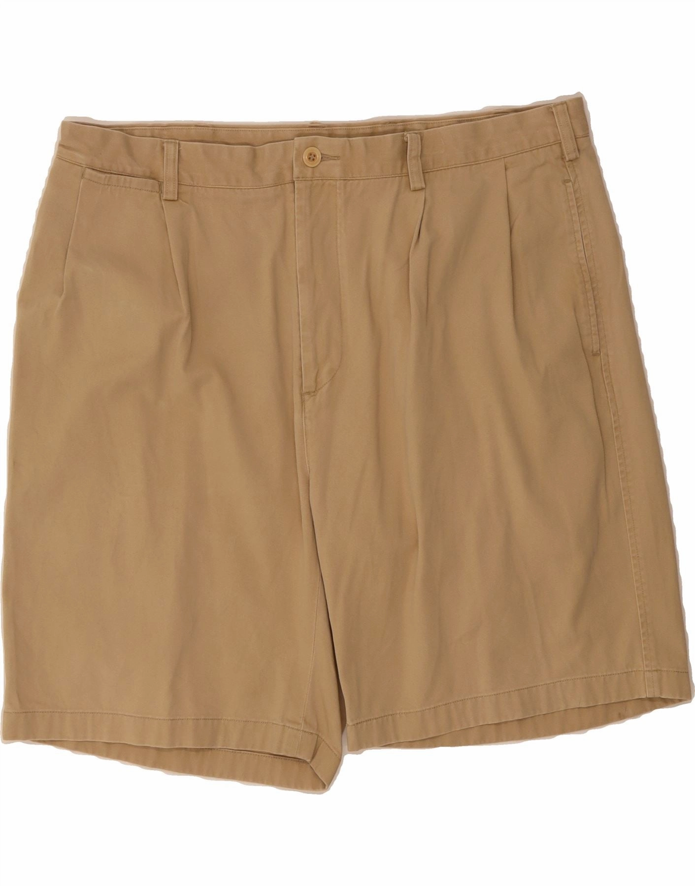 NAUTICA Mens Rigger Classic Fit Pegged Chino Shorts W40 XL Beige outdoor concert style
