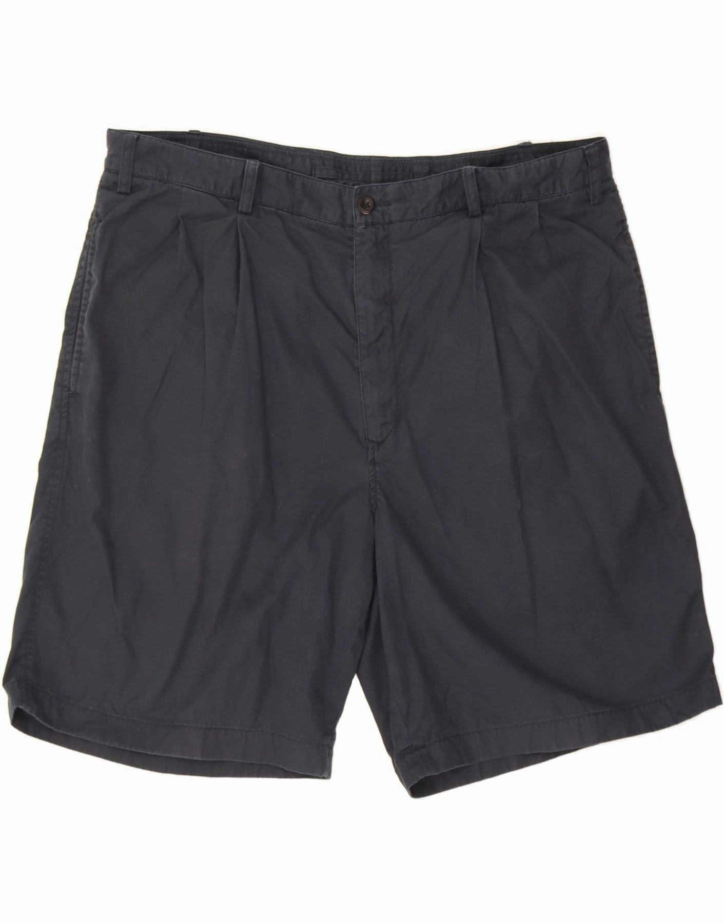 NAUTICA Mens Rigger Classic Fit Pegged Chino Shorts W40 XL Navy Blue desert style Comfortable Wear