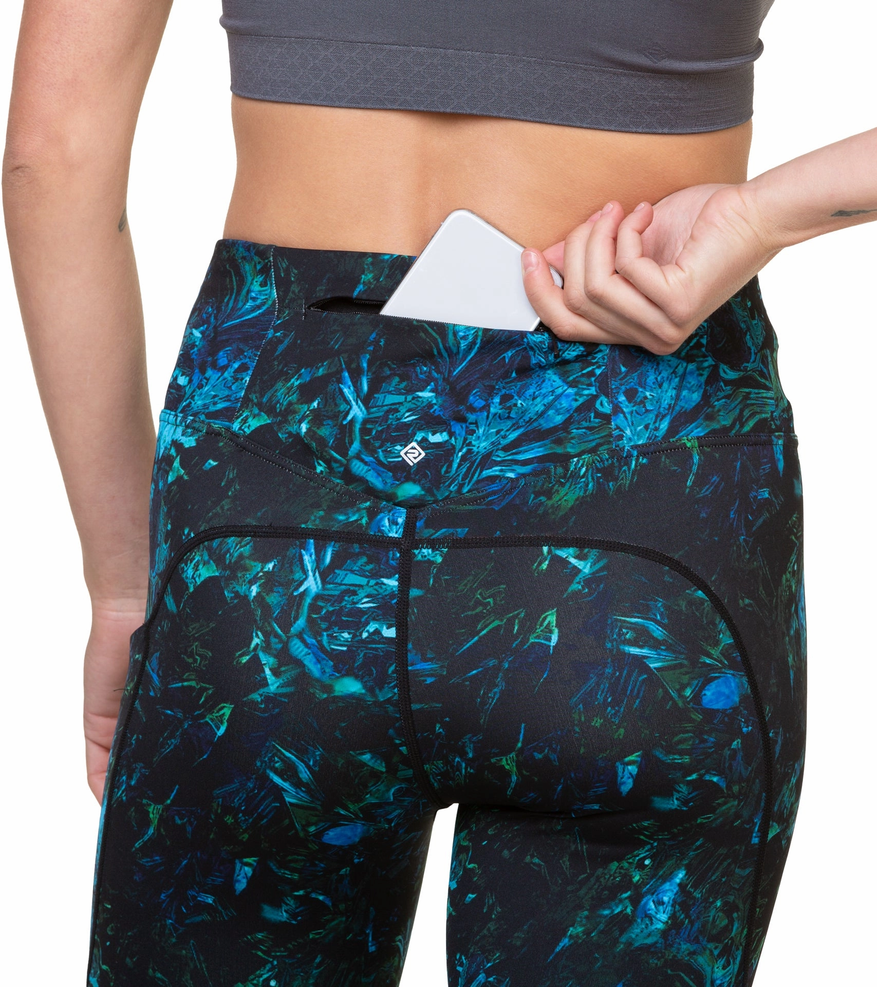 Butt Lifting Design Stylish Design Ronhill Tech Womens Long Running Tights - Blue