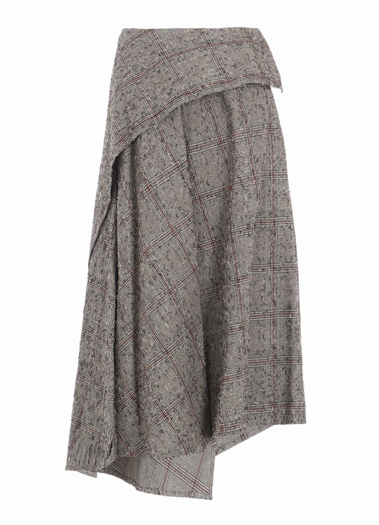 Core Utility BreathableMaterial NEEDLE-PUNCHED ASYMMETRIC SKIRT