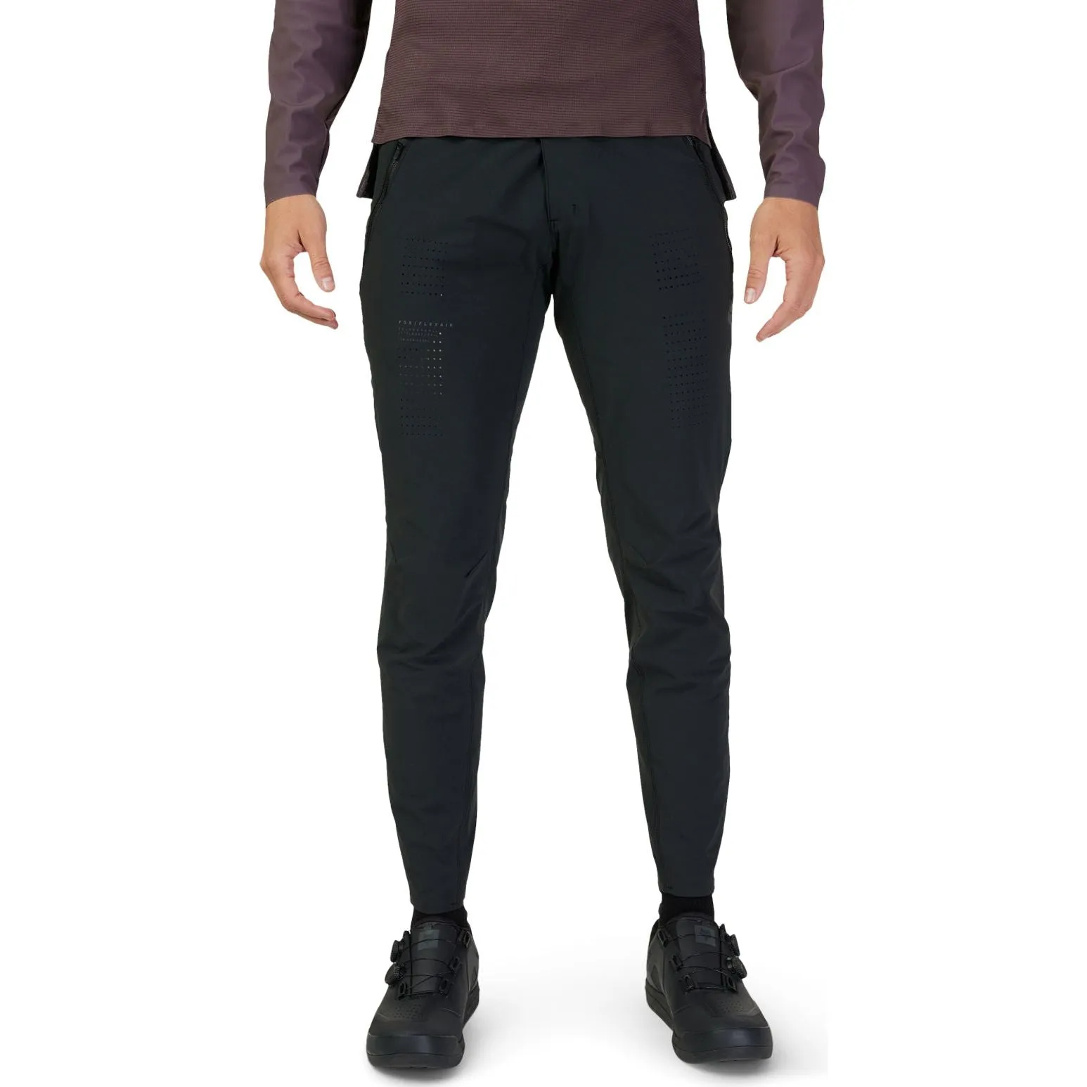 Slim Silhouette Fox Flexair Mens Cycling Trousers - Black