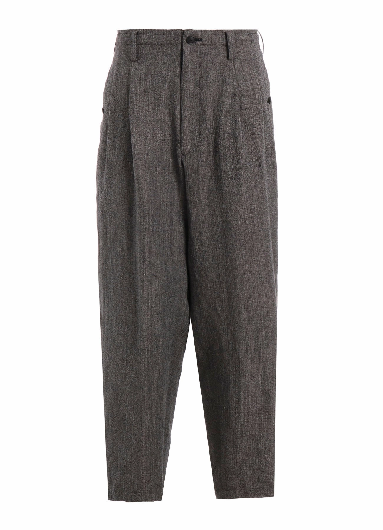 Minimal Bulk Stretch Support HEATHER KHADI PANTS WITH POCKET DETAIL