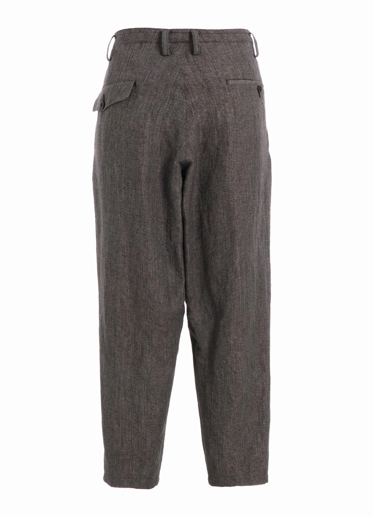 HEATHER KHADI PANTS WITH POCKET DETAIL FunctionalZipper Comfort Waist