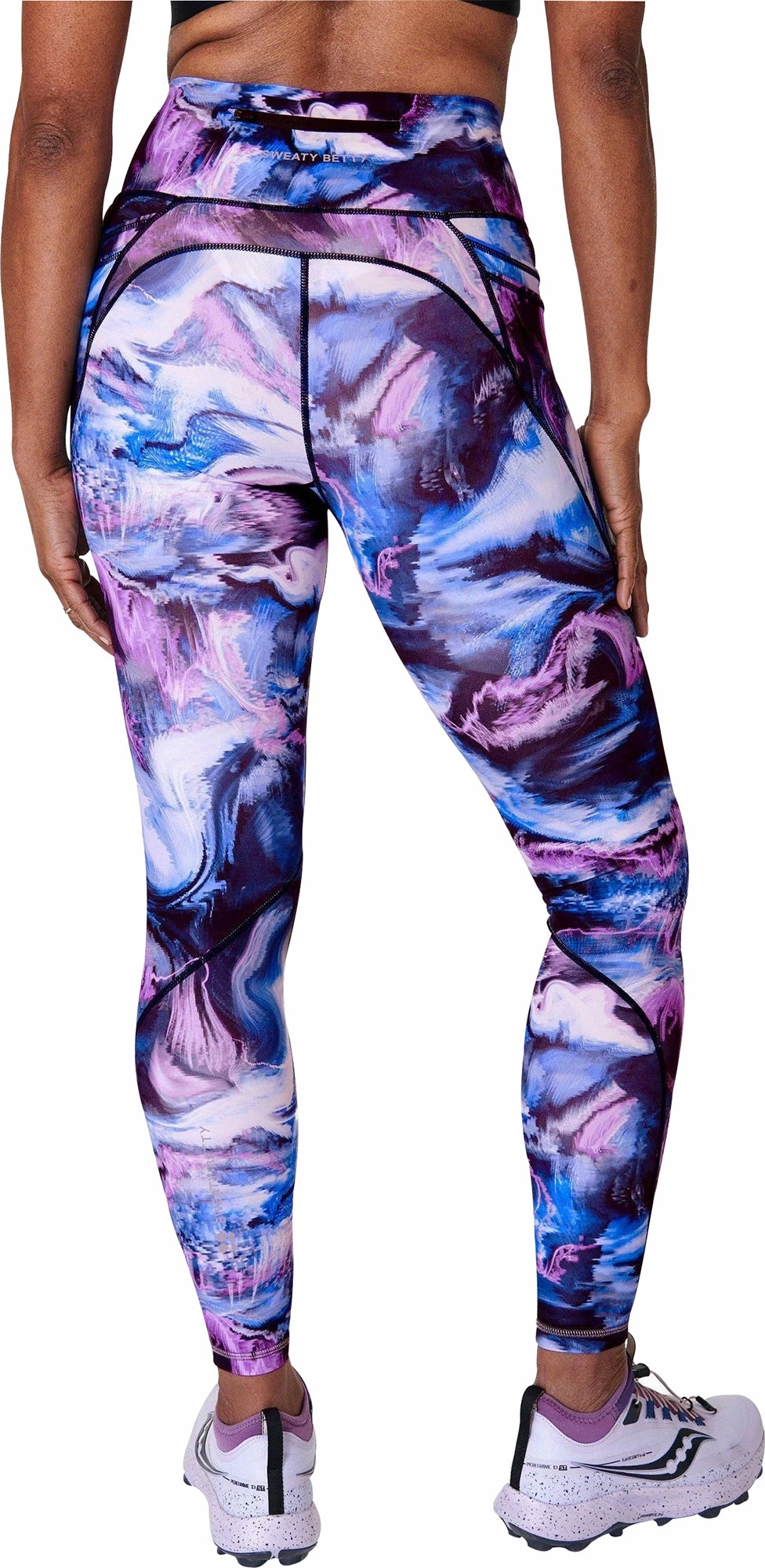 Quick Dry Minimalist Style Sweaty Betty Power Pro Womens Long Training Tights - Blue