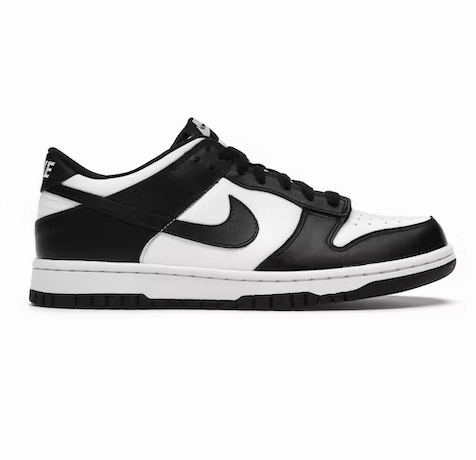 Step By Step Nike Kid's Dunk Low Shoes - White / Black
