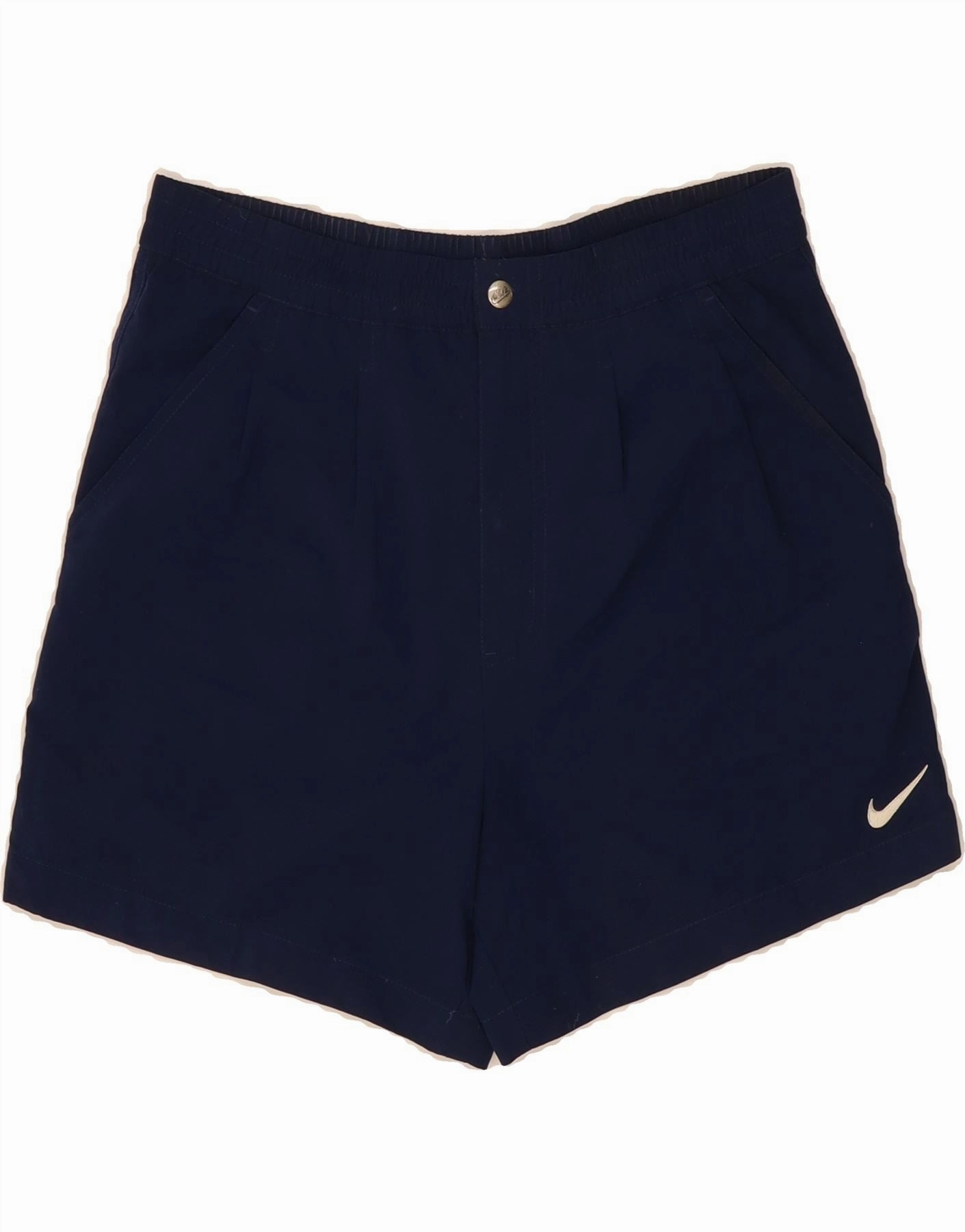 Chill Breeze Fit Snag Free Fabric Technology NIKE Mens Pegged Chino Shorts Small W30 Navy Blue Polyester