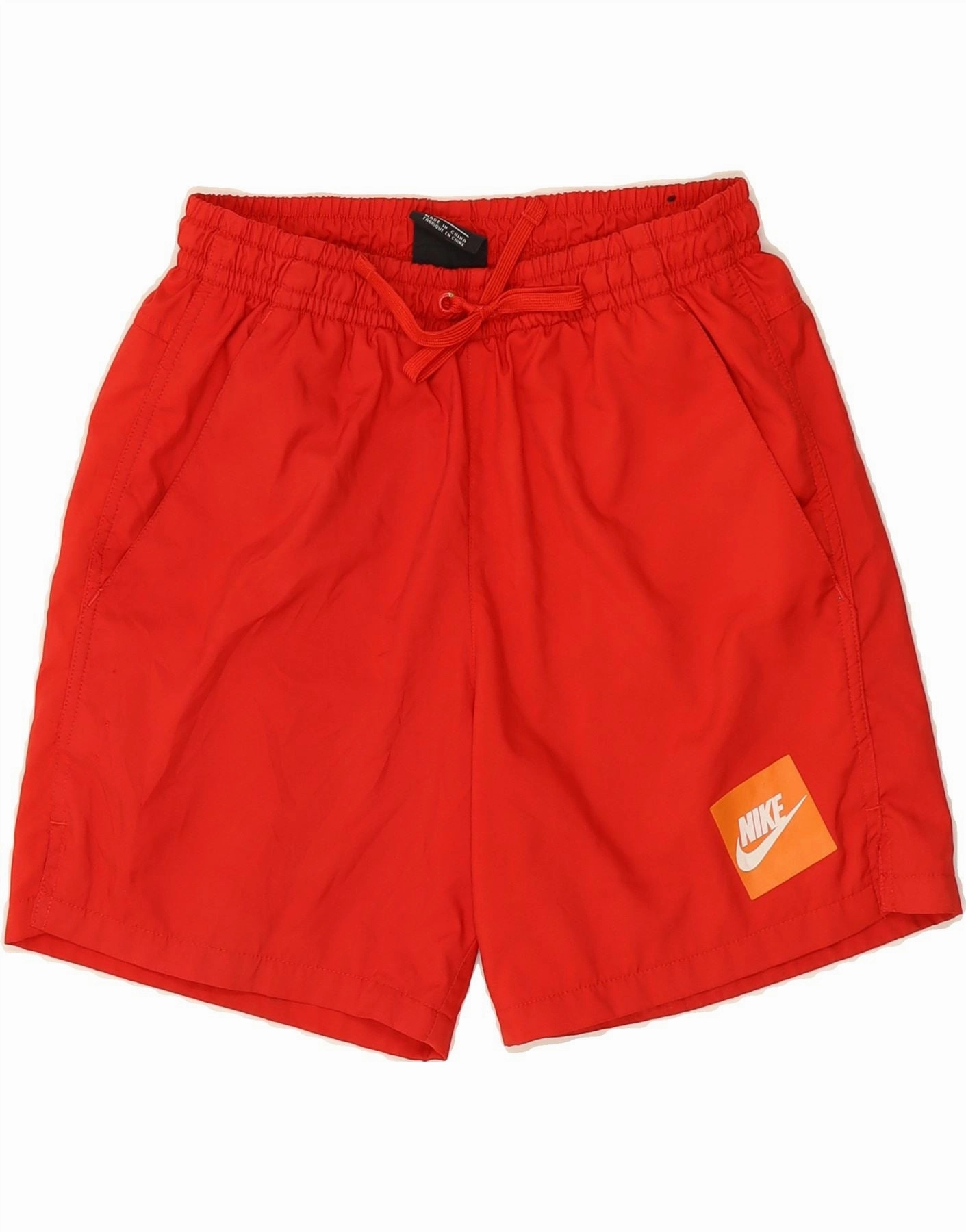 Non Restrictive Movement NIKE Mens Shorts XS  Red Polyester