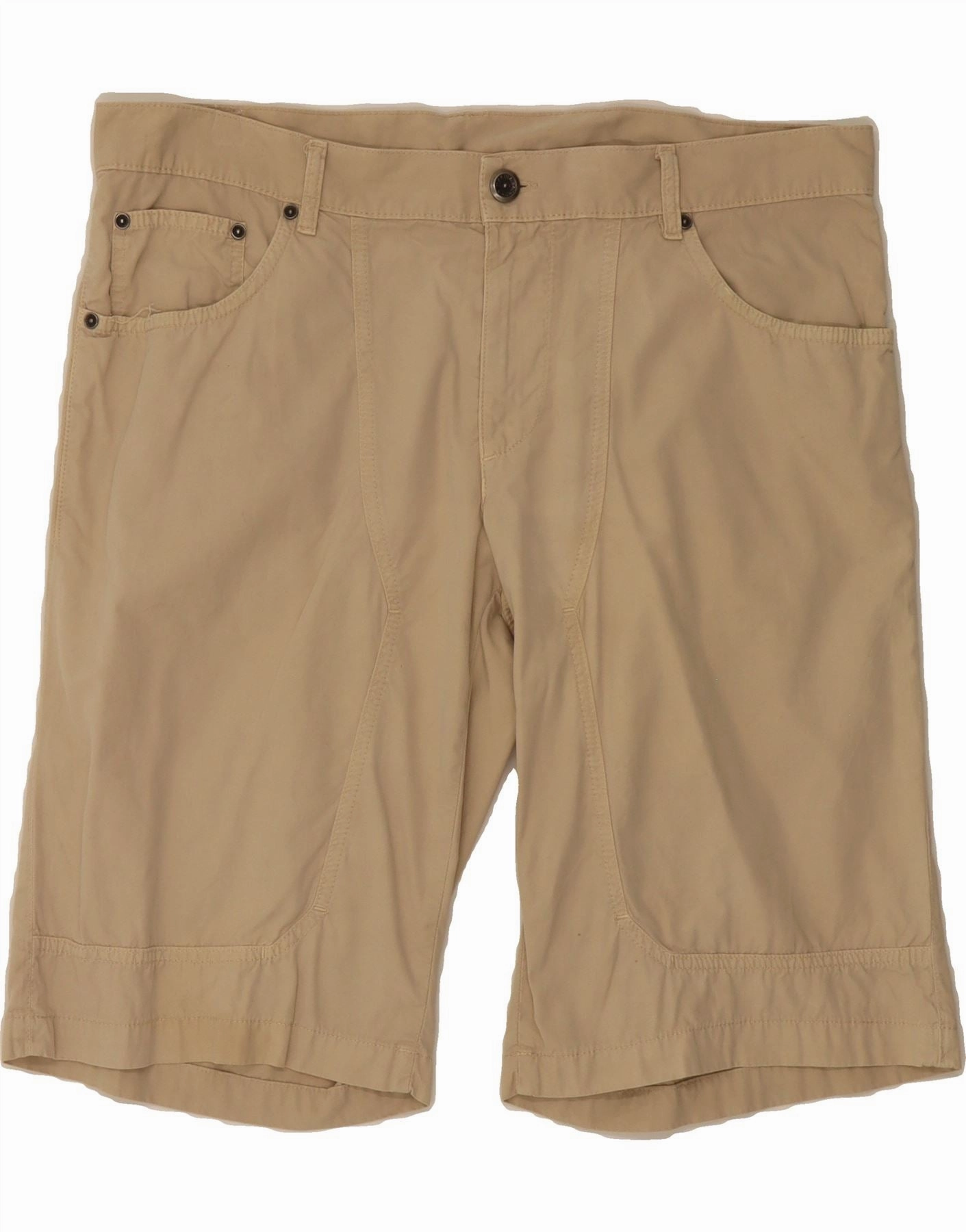 All Purpose Wear Easy Flow Fit MARINA YACHTING Mens Casual Shorts W40 XL Beige Cotton