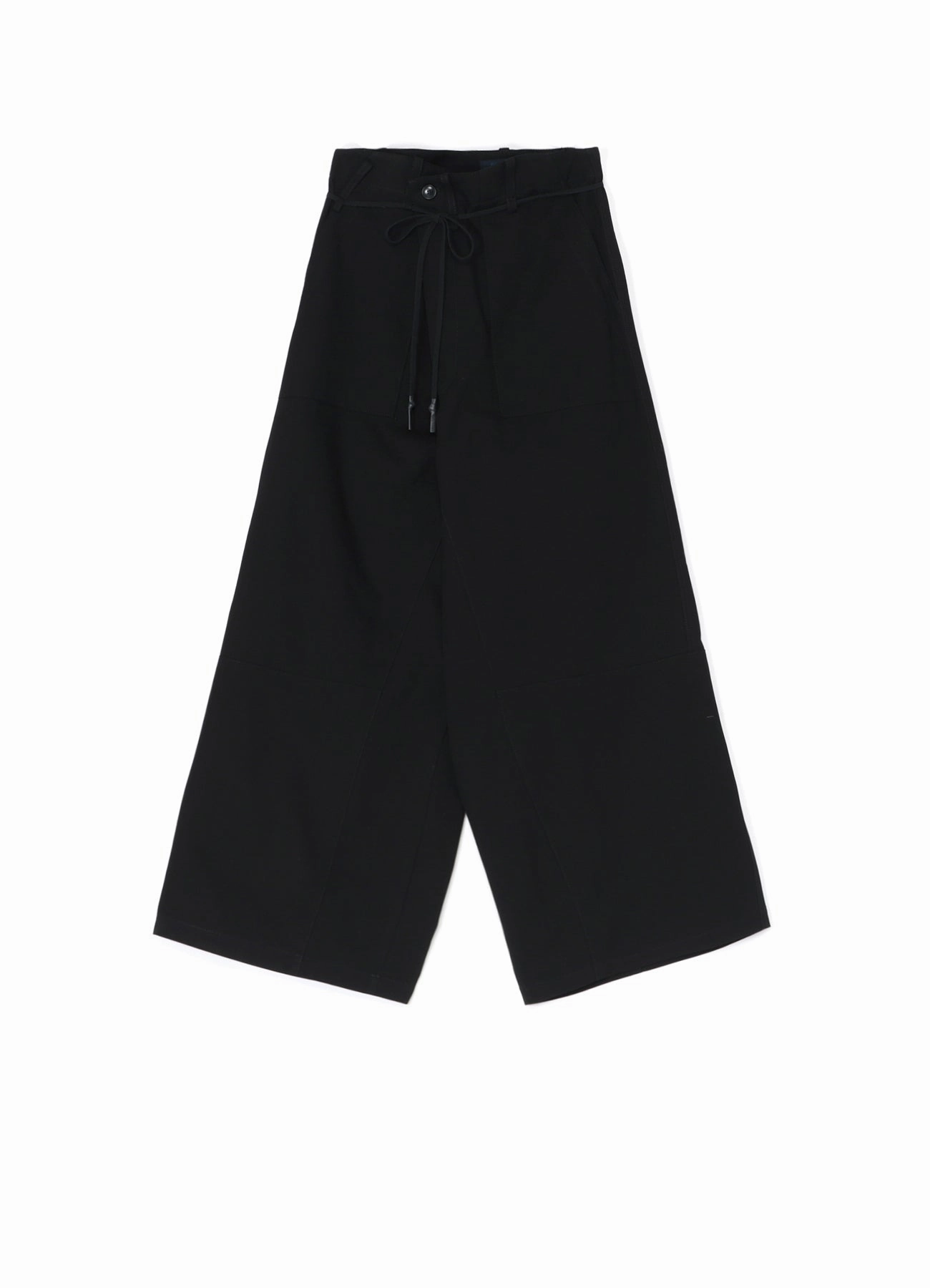 tailored look COTTON CANVAS WIDE LEG PANEL PANTS