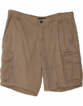 CHAPS Mens Cargo Shorts W40 XL Brown Cotton Light Weight Sport Mood