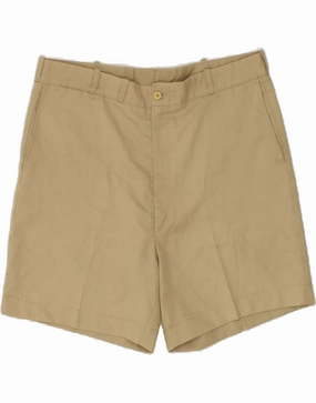 Sleek Style Breezy Layer VINTAGE Mens Chino Shorts W36 Large Beige
