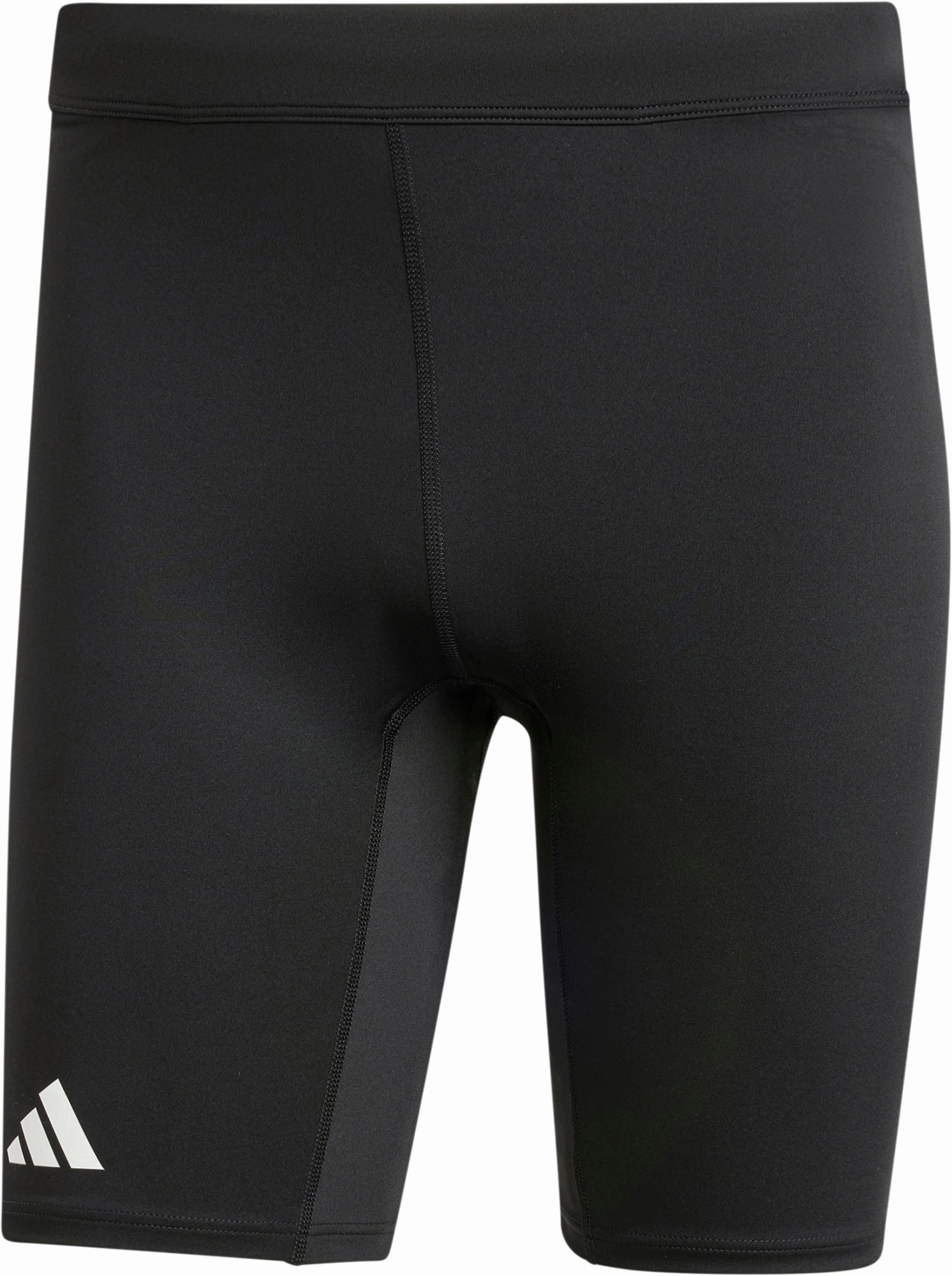 Work Ready Anti Sag Technology adidas Adizero Essentials Mens Short Running Tights - Black