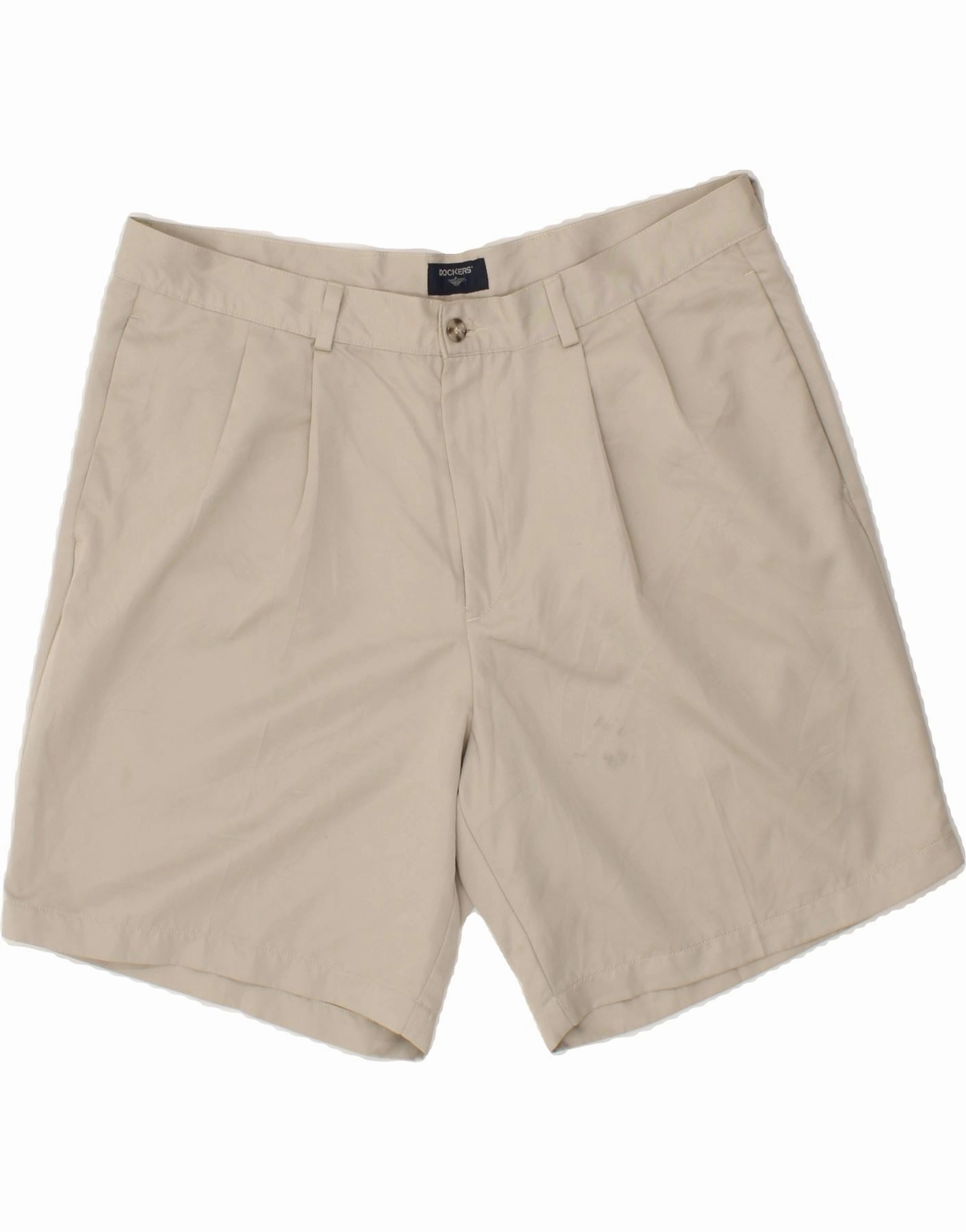 DOCKERS Mens Chino Shorts W38 XL  Beige NoChafeFinish