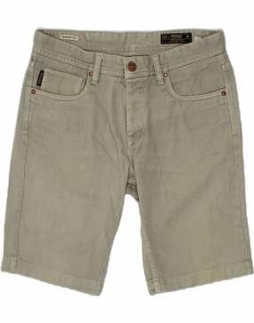 JACK & JONES Mens Regular Fit Denim Shorts Medium W32  Grey Daily Layer maternity option