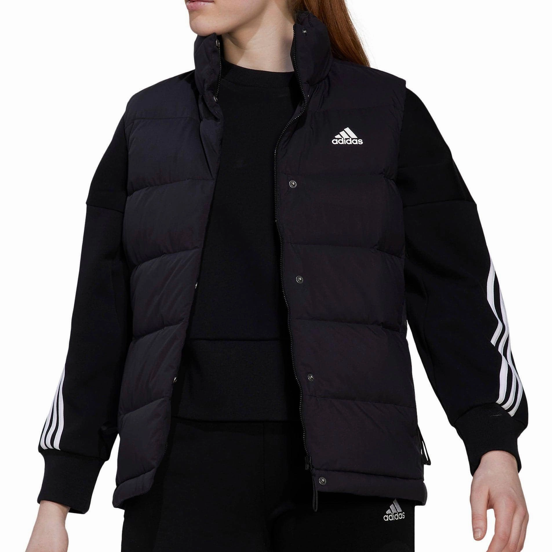adidas Helionic Womens Down Gilet - Black Quilted Lining