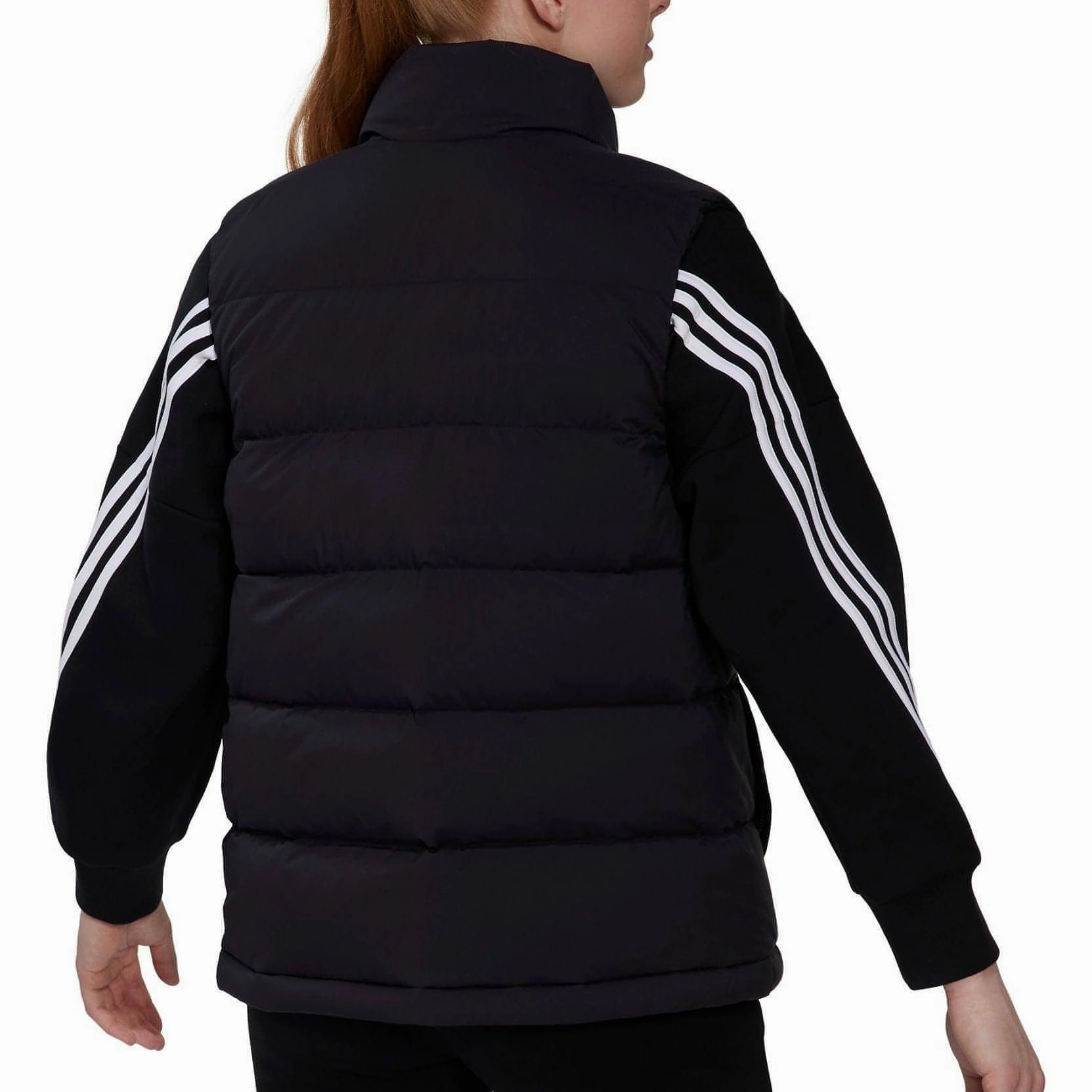 adidas Helionic Womens Down Gilet - Black Sporty Look